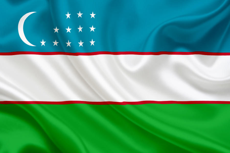 Uzbekistan Flag